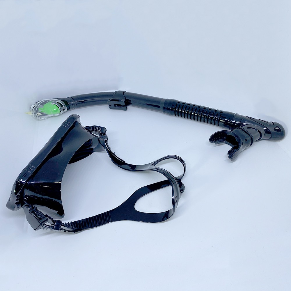 LIXADA Kacamata Selam Scuba Diving Snorkeling Tempered Glass - AS303JF - Black