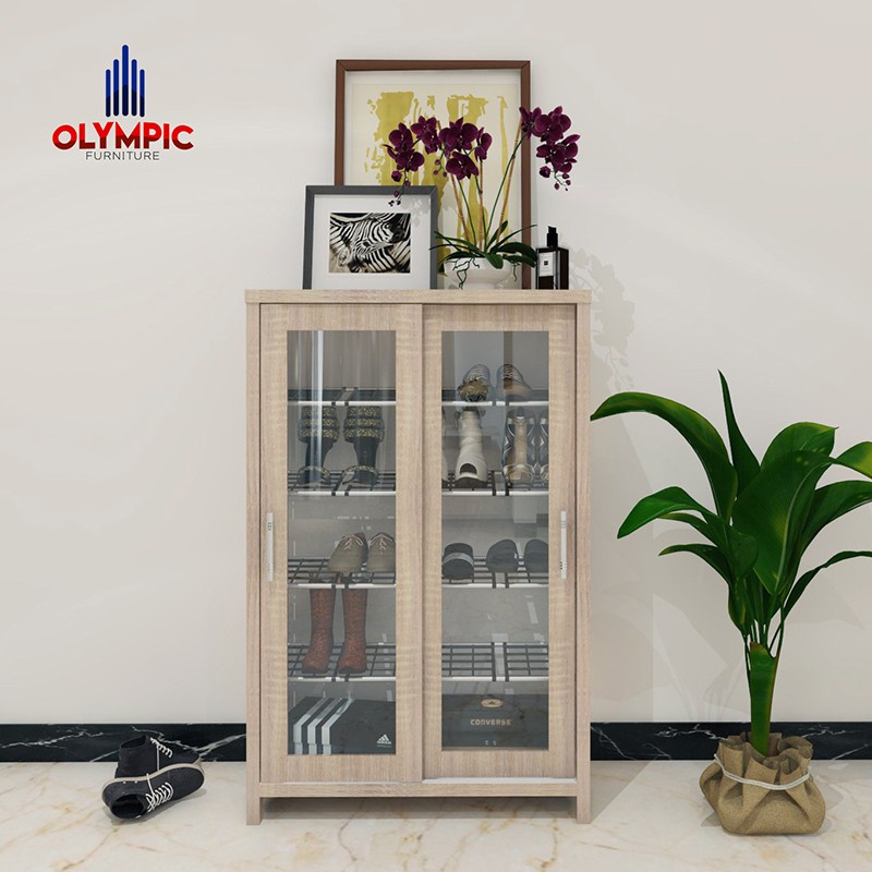 Lemari Sepatu Pintu Sliding OLYMPIC LS Sliding Navaro
