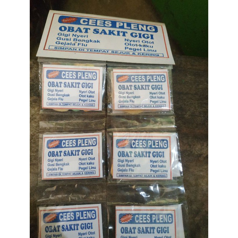 obat sakit gigi racikan cespleng harga per pcs