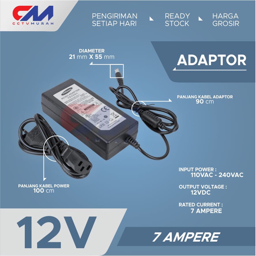 Adaptor 12V/7A