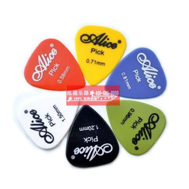 Pick Gitar Pearloid Celluloid Guitar Plectrum Satuan Alice