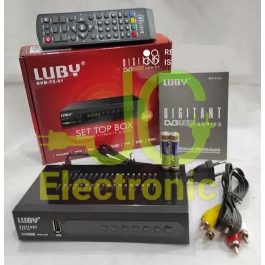 STB TV DIGITAL Set Top Box Luby DVB-T2-01 / DVB-T2-02 / TV Digital / Receiver TV berkualitas android