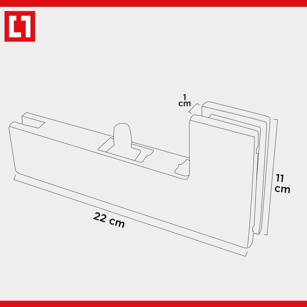 Patch Fitting PT 40 Penjepit Engsel Pintu Kaca L Atas WD40 - Weldom