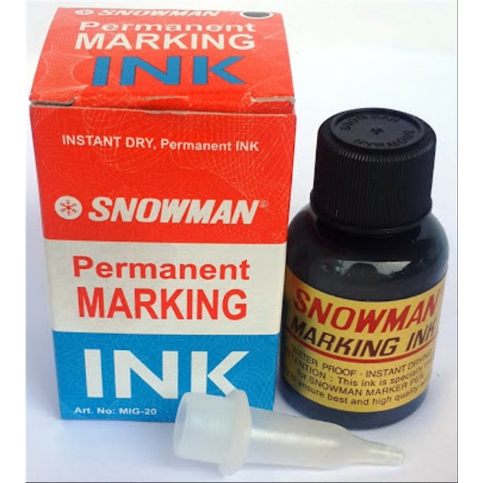 

Star Tinta Spidol Snowman Permanent (Refill Ink) Hot Sale