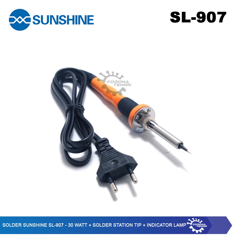 SL-907 - Solder Sunshine - 30 Watt + Solder Station Tip + Indicator Lamp