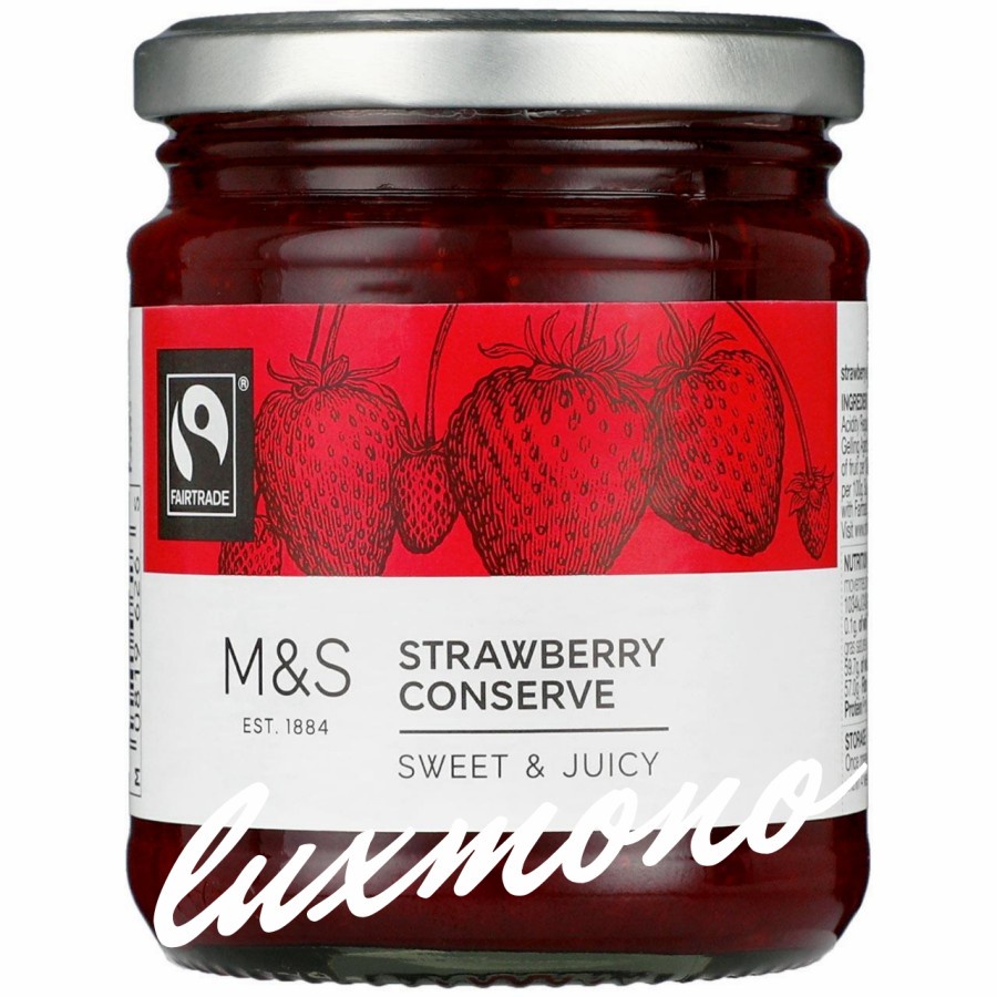 Jual M&S MARKS & AND SPENCER STRAWBERRY CONSERVE JAM SELAI ROTI