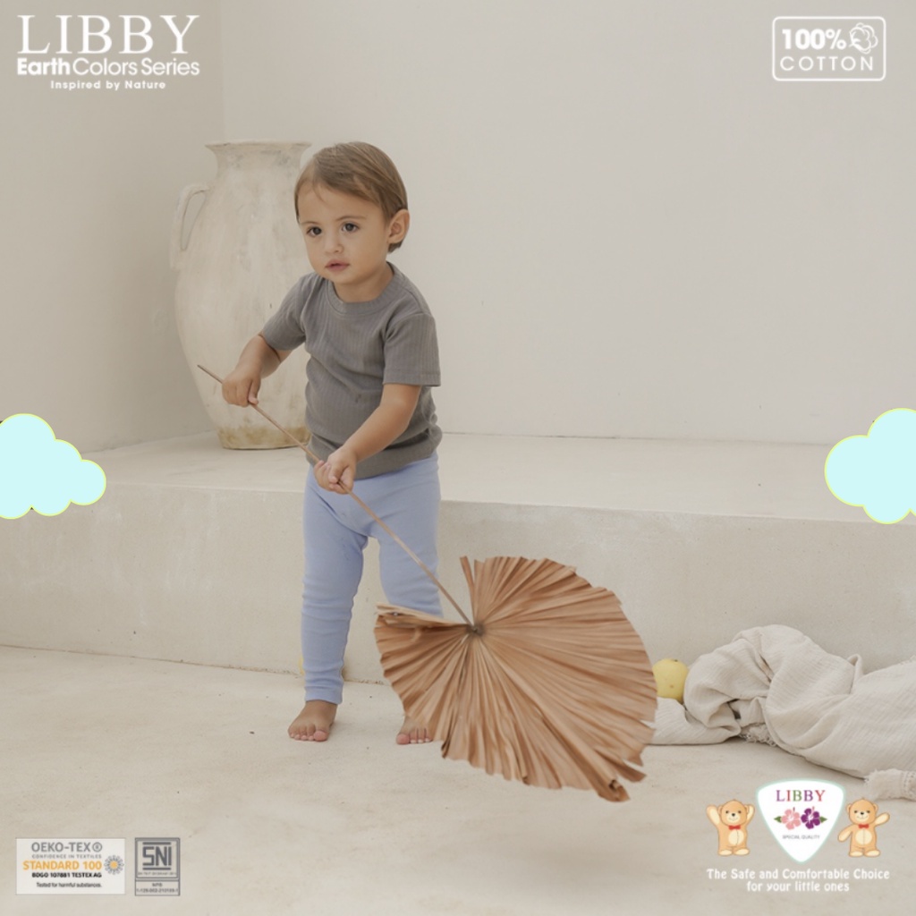 LIBBY Earth Colors Legging 2A Series 0-6 Tahun (1 pcs/pack)