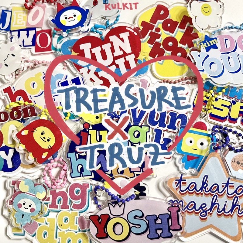 TREASURE x TRUZ keyring by kulkit