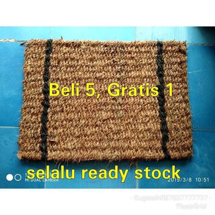 KESET ALAS KAKI IJUK SABUT KELAPA 60X40 UMKM KEBUMEN SIDOMORO AREN