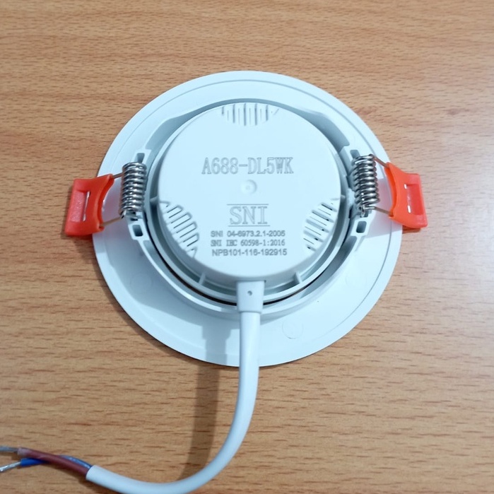 LAMPU LED DOWNLIGHT 5W AWET SUPER TERANG SNI TERMURAH TERLARIS