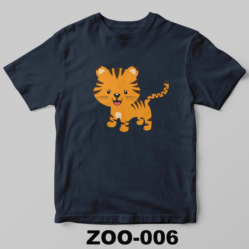 [FREE NAMA !!]  Kaos Anak &amp; Family Zoo Animal 100% COTTON PREMIUM