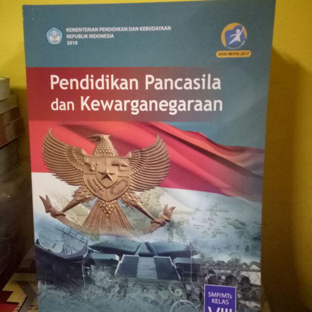 Harga satuan buku siswa dikbud k13 smp kelas 8 smtr 1 dan 2 edisi revisi 2017 cetakan 2020-Ppkn
