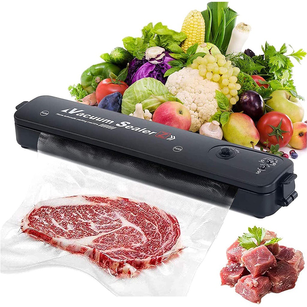 ELFYDO HL0234 Mesin Vakum Plastik Pembungkus Makanan Kering dan Basah Portabel Mesin Vacuum Sealer Makanan