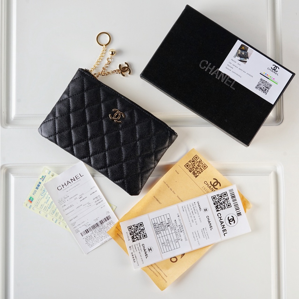 EL 5960 RISCE TAS CLUTCH IMPORT WANITA CEWEK PEREMPUAN JAKARTA BATAM BLACK DOMPET MINI