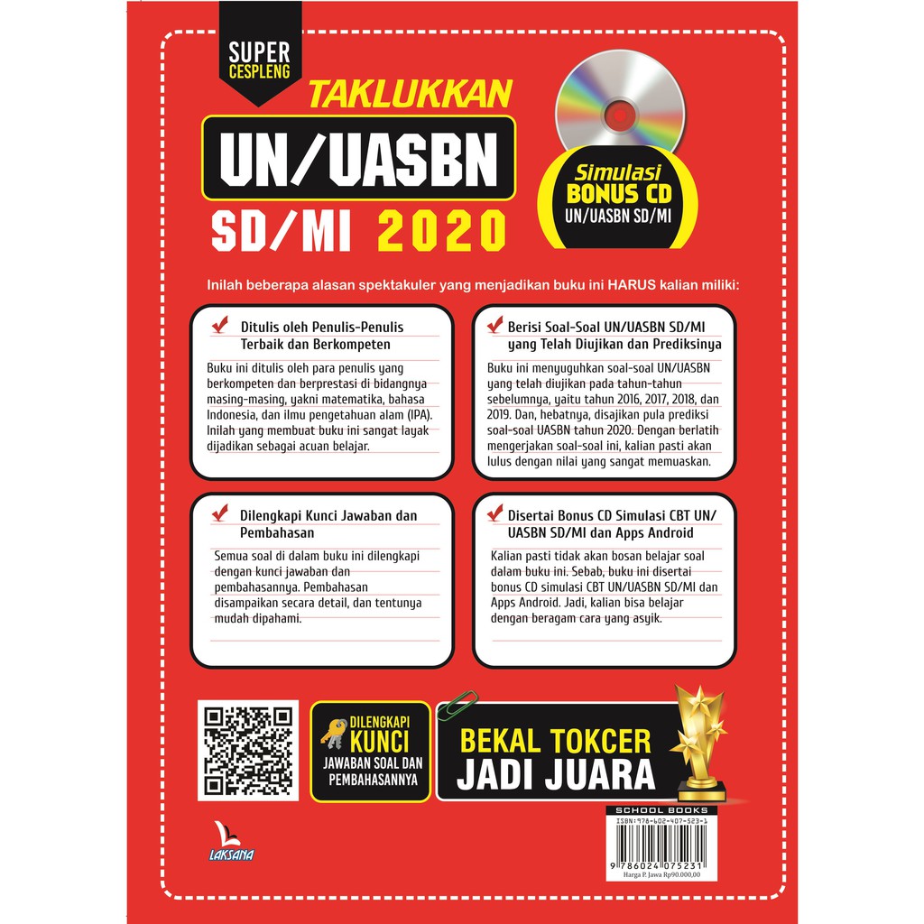 Buku Super Cespleng Taklukkan UN UASBN SD MI 2020-1