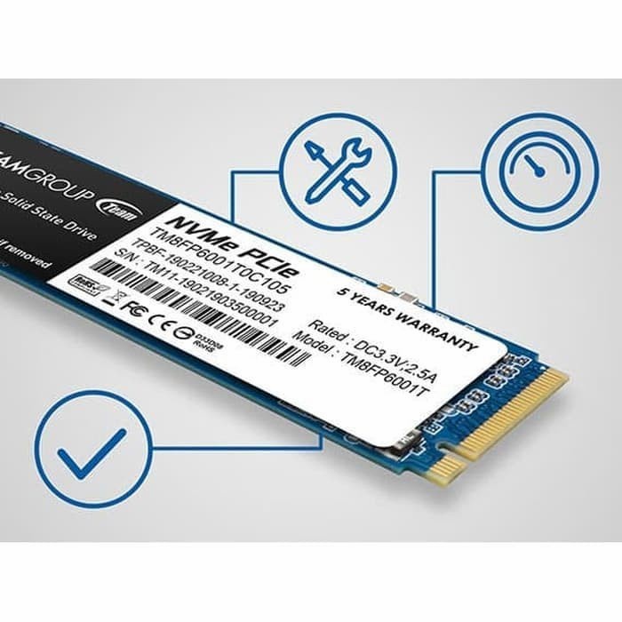 Team Group MP33 SSD 256GB M.2 NVME 2.2280 Gen 3x4