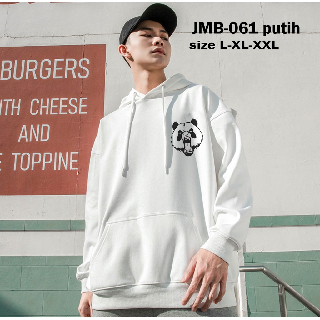 AA1 - Hoodie Fleece Oversize Jumbo Pria