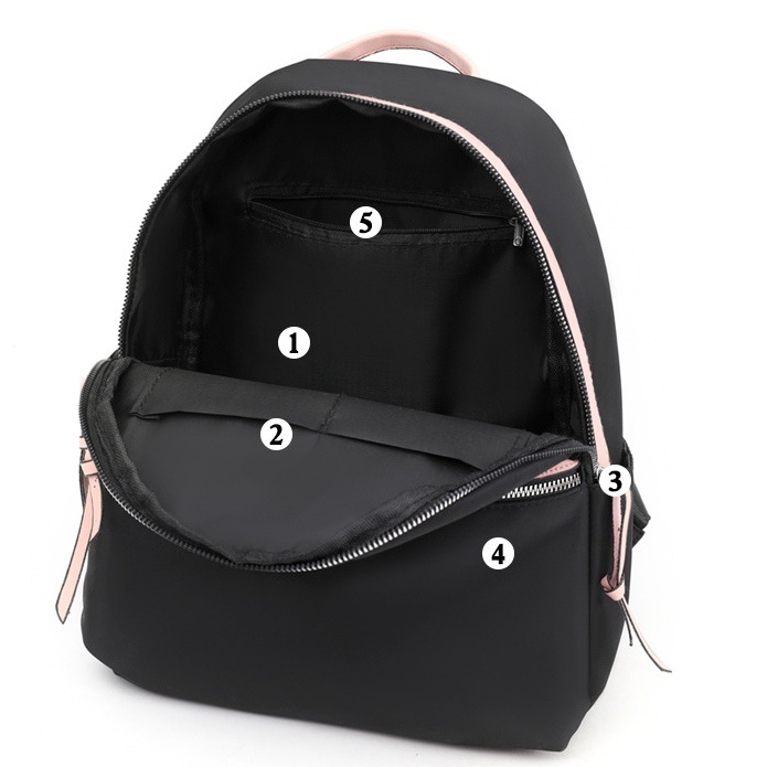 TAS RANSEL WANITA IMPORT BACKPACK ANTI AIR HITAM SAMERNA TA637B5 GENDONG PUNGGUNG SEKOLAH KULIAH KERJA FASHION KOREA REMAJA KEKINIAN BRANDED BATAM PREMIUM