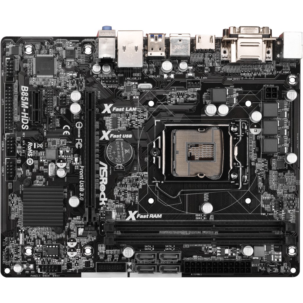 Motherboard Mainboard Mobo B85 LGA1150 DDR3 + Processor core i3