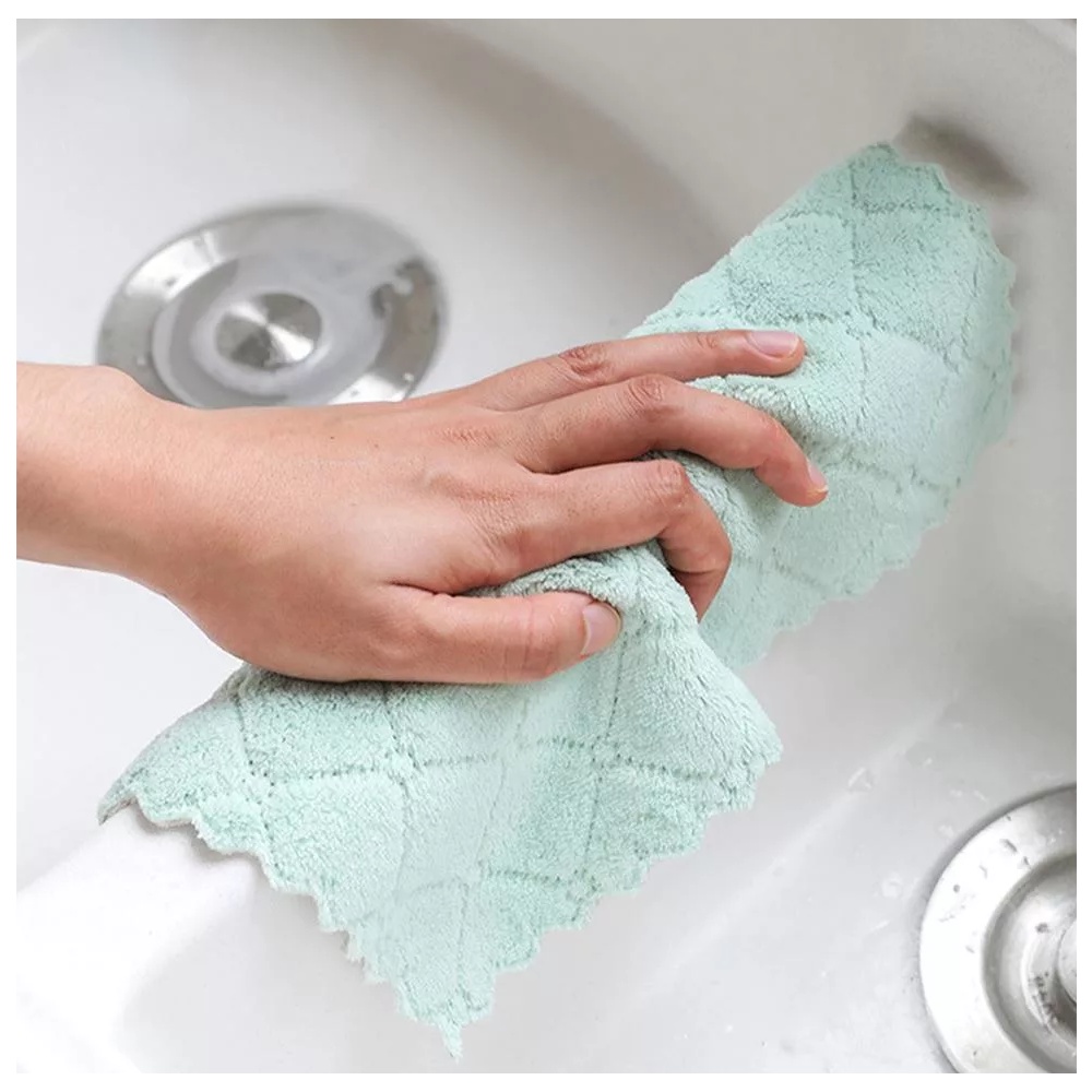 Kain Lap Microfiber Serbaguna Anti Minyak