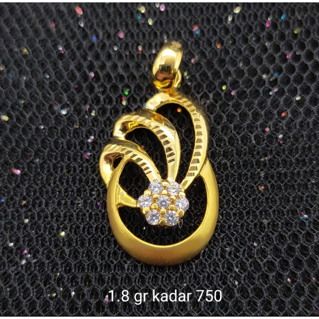 New Liontin Emas 17 K - 1.8 gr Kadar 750 - 2028