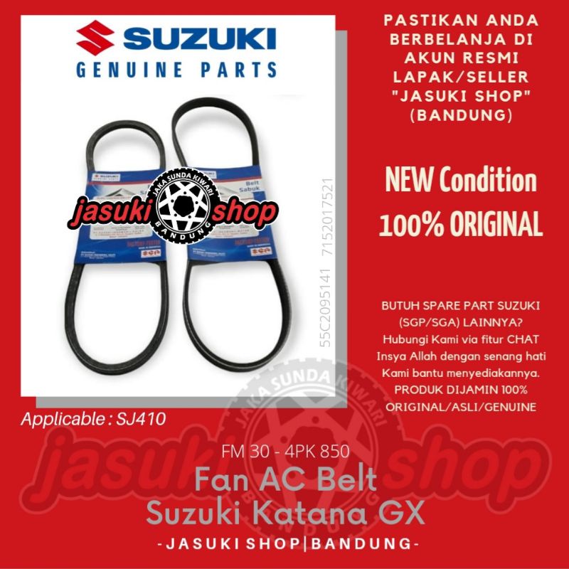 Jual Fan AC Belt Suzuki Jimny Katana GX SJ410 Asli Ori Original SGP