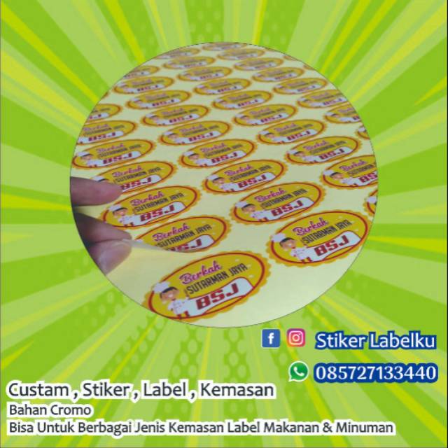 

Stiker label paket 1000 pcs