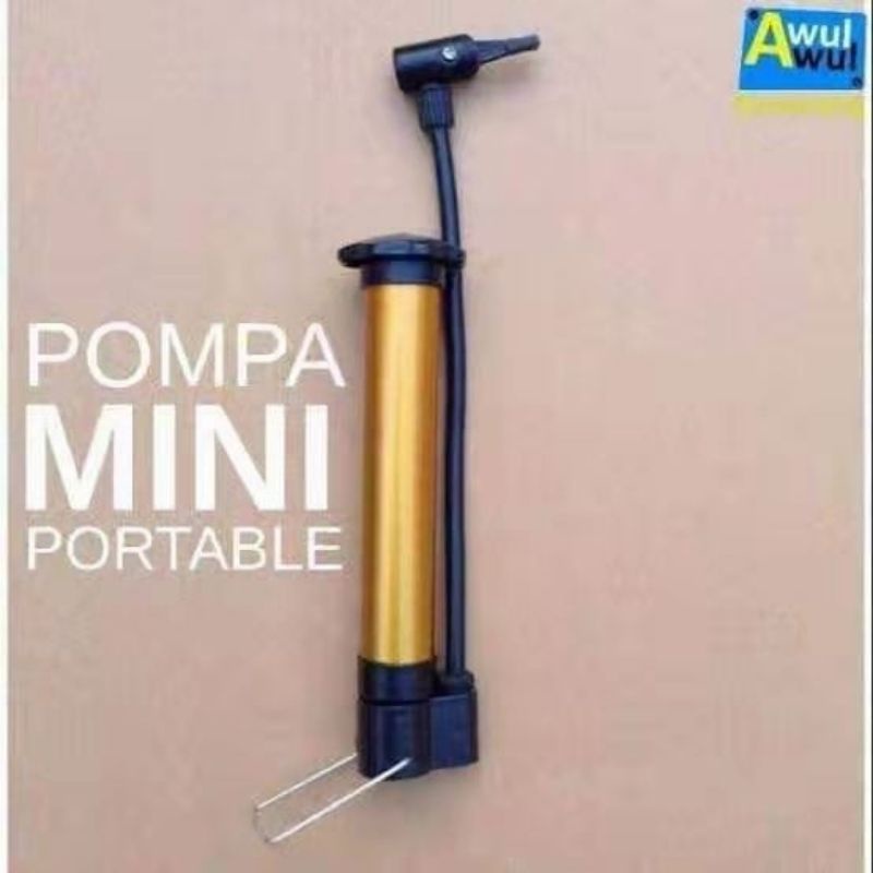 Pompa Mini Sepeda Motor - Pompa Angin Portable Motor, Sepeda, Kolam Renang, Mainan dll