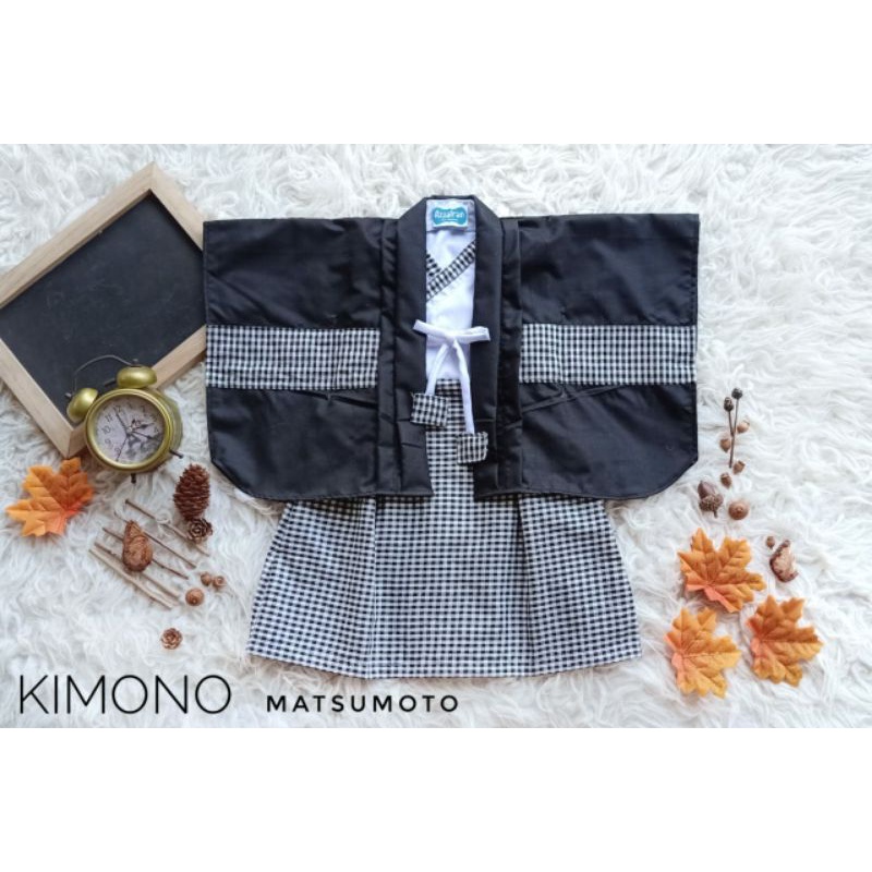 Kostum kimono photoshoot/Kostum Kimono Matsumoto/Baju kimono Newborn/ Kimono anak laki-laki