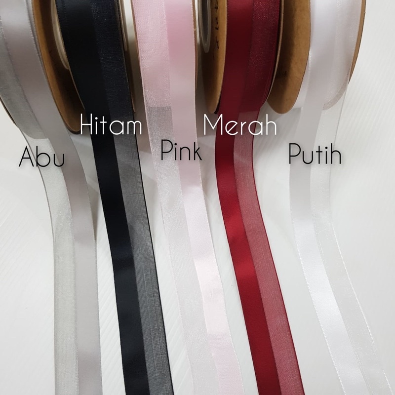 

Pita 2 tone lebar 2.5 cm [Packaging Ribbon]