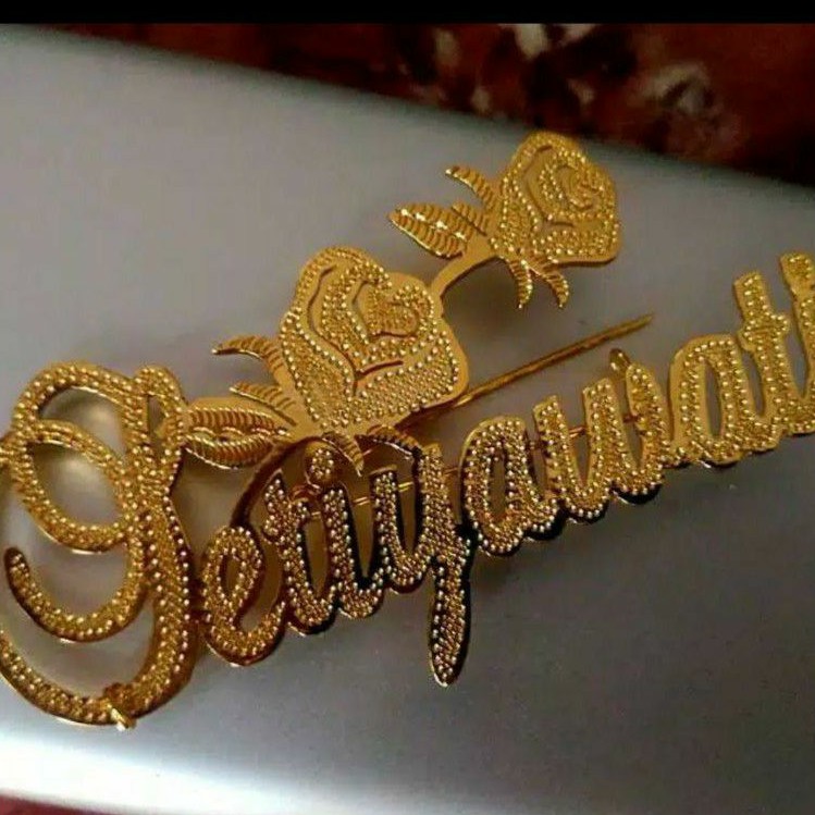 BROS NAMA LAPIS EMAS / BROS TEMPAH NAMA / BROS CUSTOM NAMA