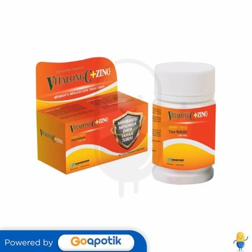 Vitalong C + Zinc Botol 30 Kapsul