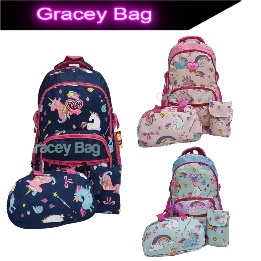 GB-75811S Tas Ransel Anak Perempuan / Remaja Silvergirl