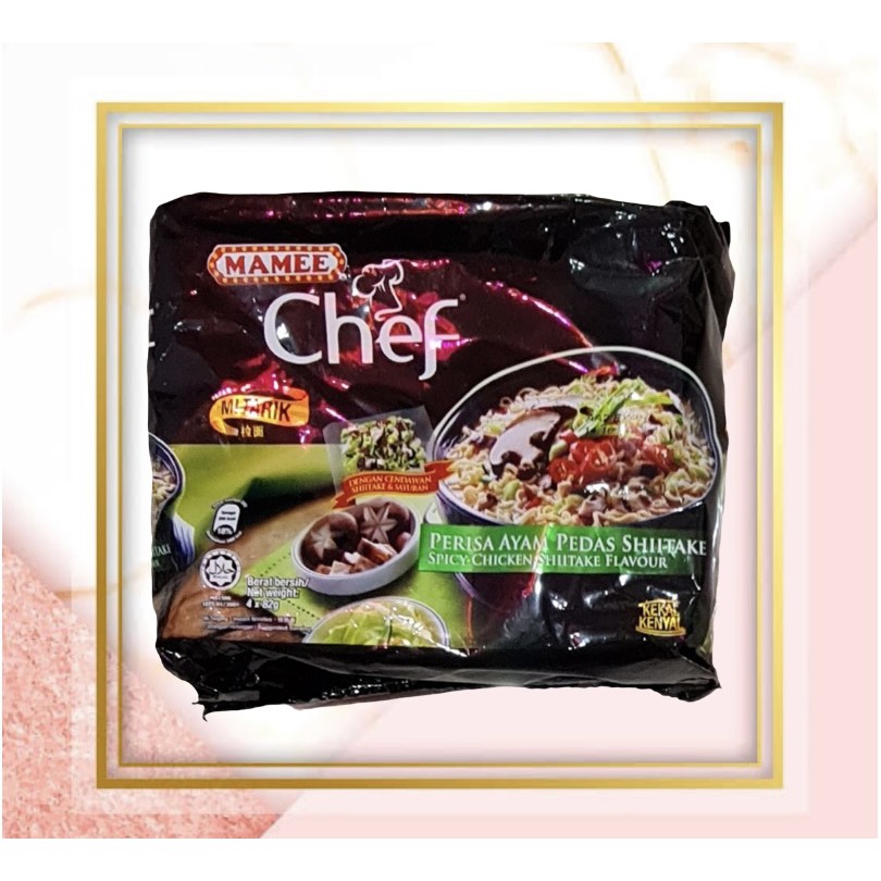 

Mi Mie Tarik Mamee Chef dengan Perisa Ayam Pedas Shitake