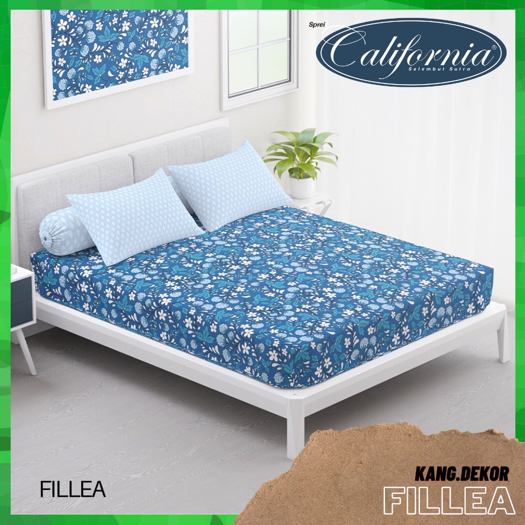 SPREI CALIFORNIA MOTIF FILLEA QUEEN KING SINGLE SIZE 160X200 180X200 120X200 SPREI NO 1 2 3 MURAH SE