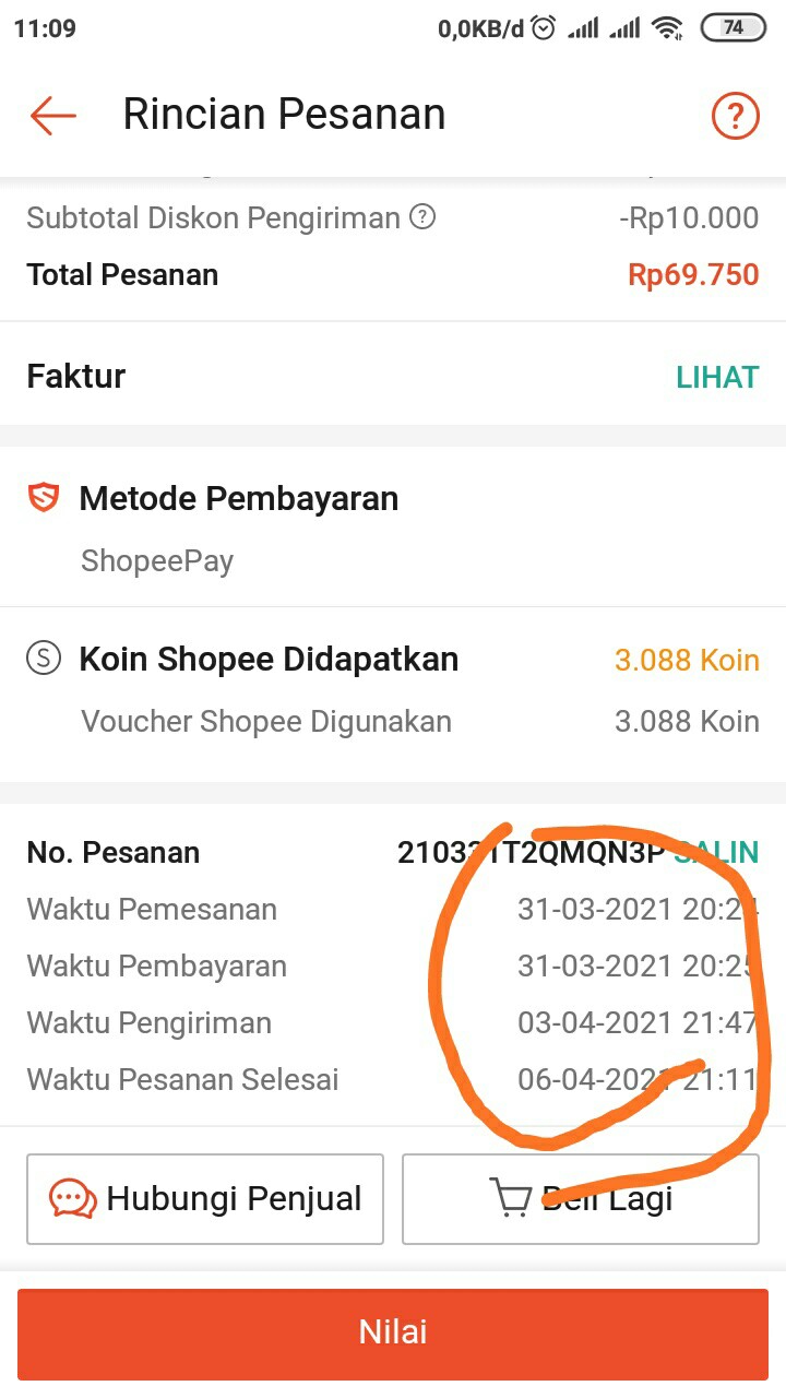Atasan Batik Pria Lengan Panjang Kenongo Hem Padi Pekalongan M L Xl
