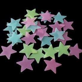 

[TERMURAH SESHOPEE!] Stiker Bintang Glow in Dark / Star Sticker / Sticker Bintang Warna Warni