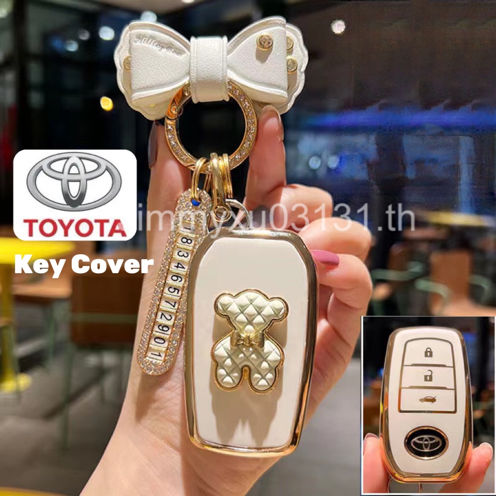 Casing Kunci Mobil toyota Camry 21 Raylink Corolla Yize Prado Rong cross Bahan tpu