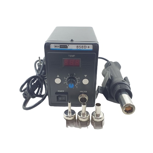 Solder Uap Digital Debailong 858D+ Blower Uap SMD Hot Air 858D
