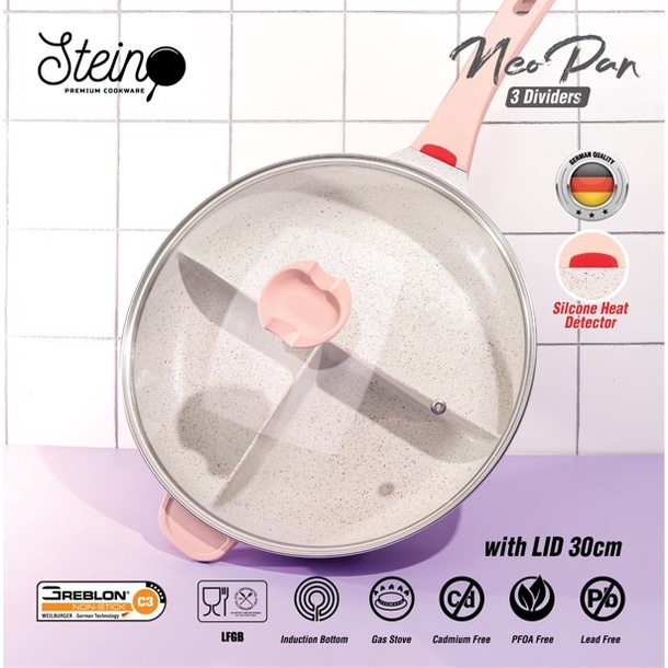 STEINCOOKWARE - Stein Neo Pan 30cm 3 sekat panci