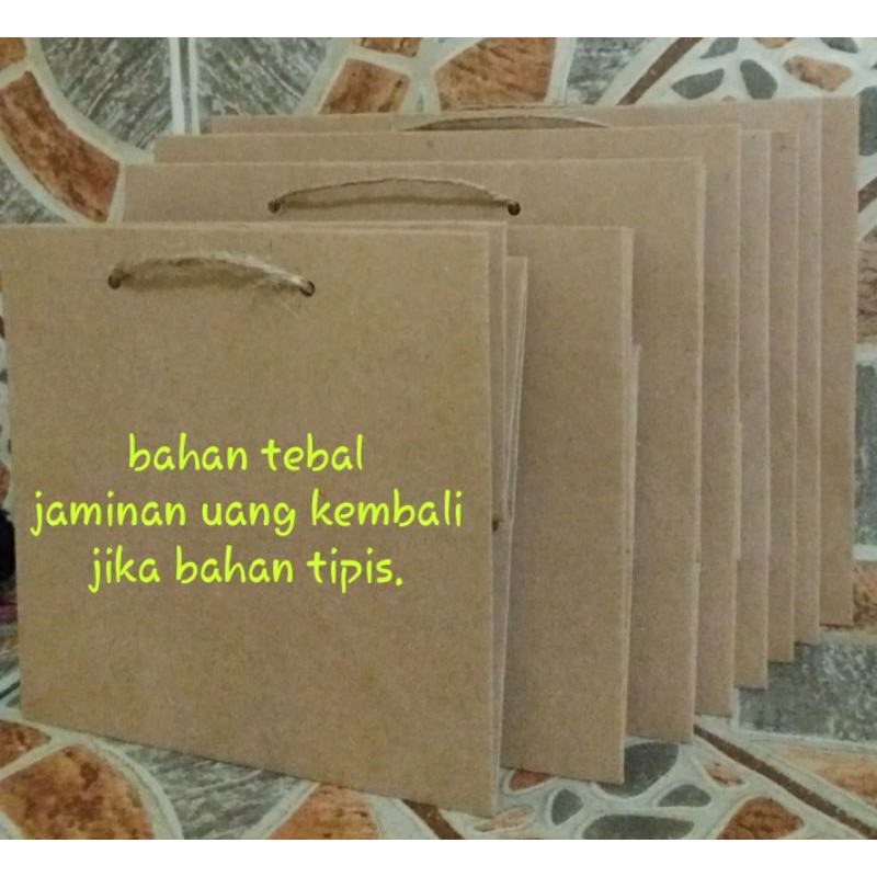 

paper bag polos landscape murah tebal