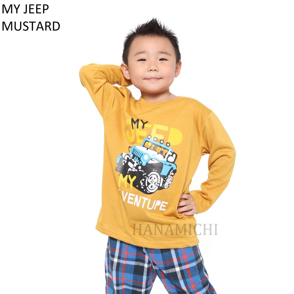 Hanamichi SB12B Baju Kaos Anak Cowok Cewek Sablon Lengan Hanamichi SB12B Baju Kaos Anak Cowok Cewek Sablon Lengan
