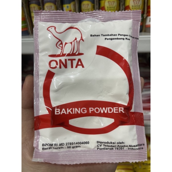 Baking Powder Cap Onta 50 gram / pengembang kue