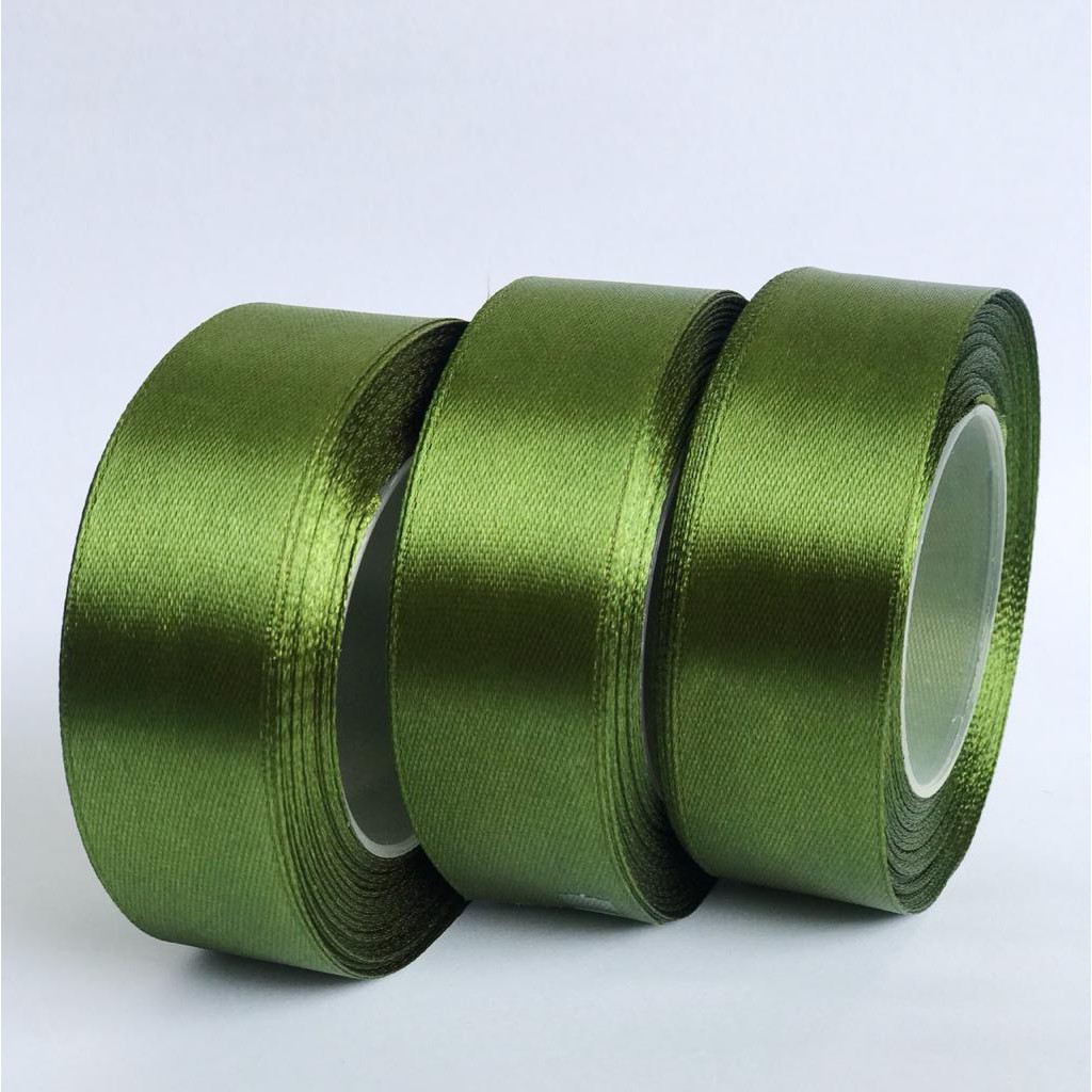 

PITA SATIN 1" (2.5 cm) 1 ROLL 25 yard (HIJAU EMERALD)