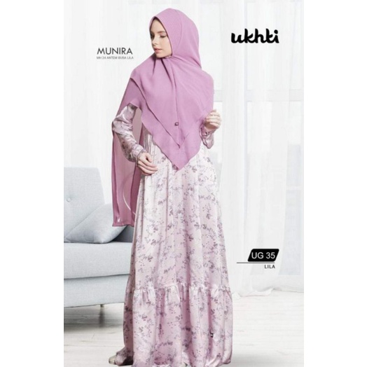 gamis ukhti ug35 Lila size s 475rb disc 10%