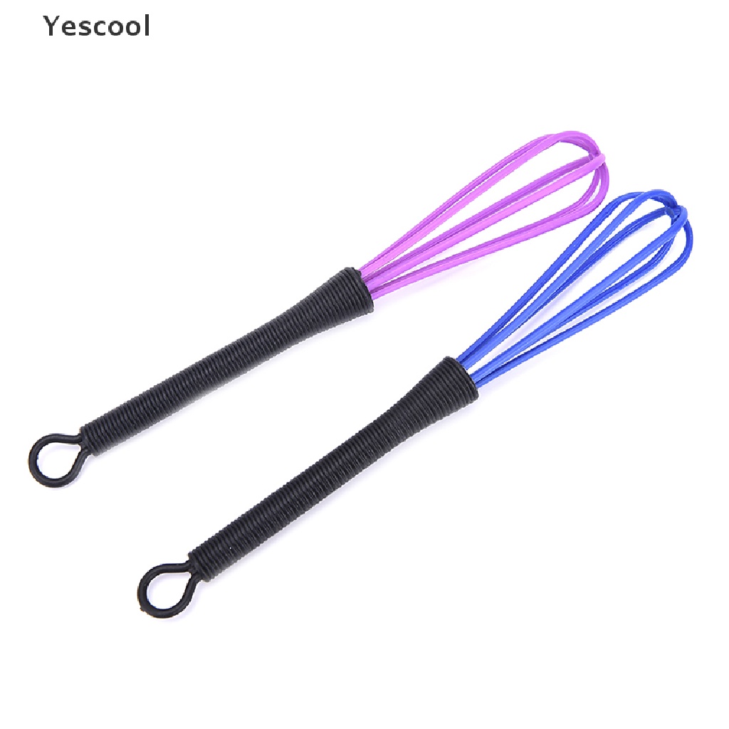 Yescool 1pc Alat Pengocok / Pengaduk Cat Rambut Mini Warna Acak Untuk Salon