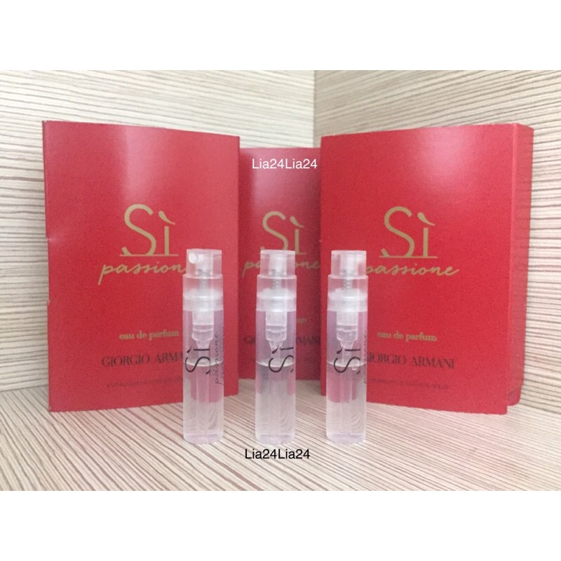 VIAL PARFUM GIORGIO ARMANI SI PASSIONE