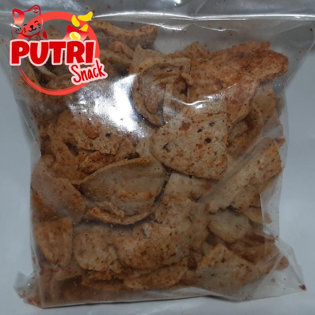 Keripik Basreng 100gr / keripik baso goreng putrisnack