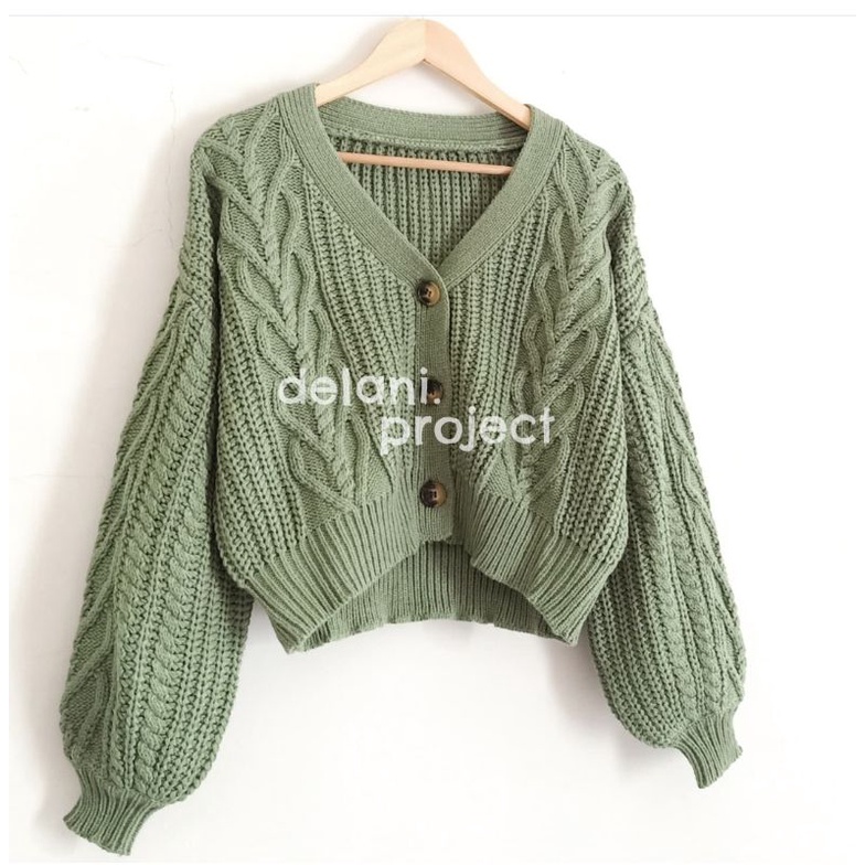 Delani.project Jiminie Crop Cardi