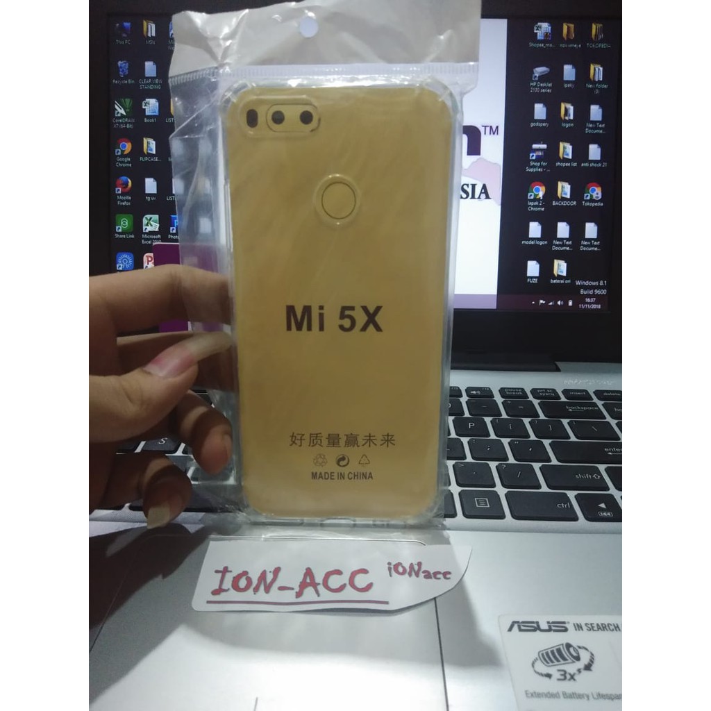 CASE ANTICRACK XIAOMI MI 5X A1 SILIKON ANTISHOCK BENING